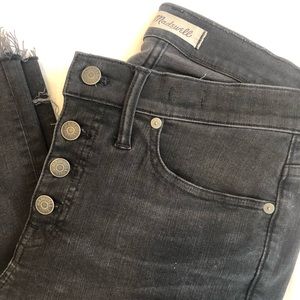 Madewell Cali Demi boot black jeans size 28S